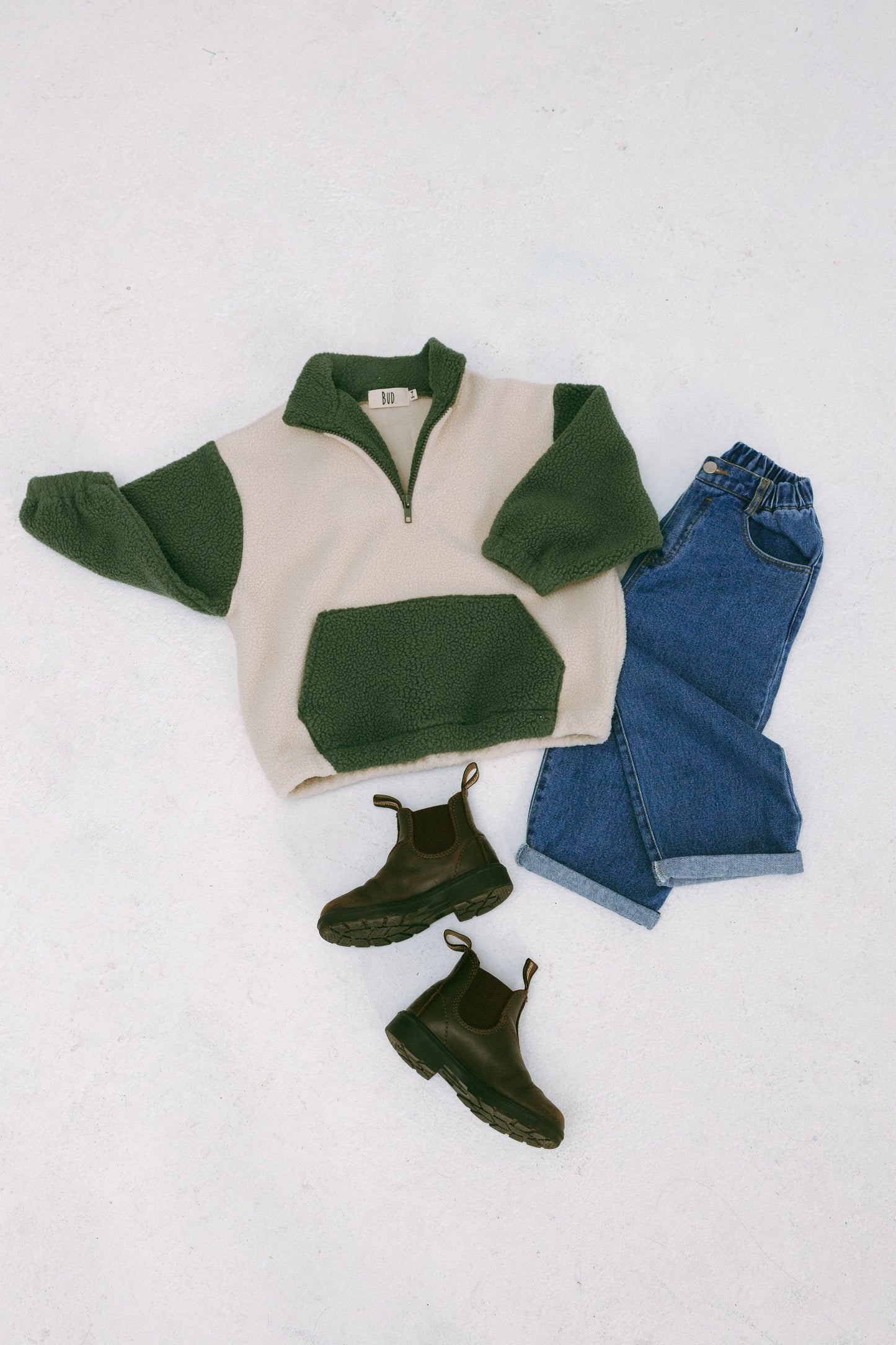 Forest Fluffy Fleece Jumper