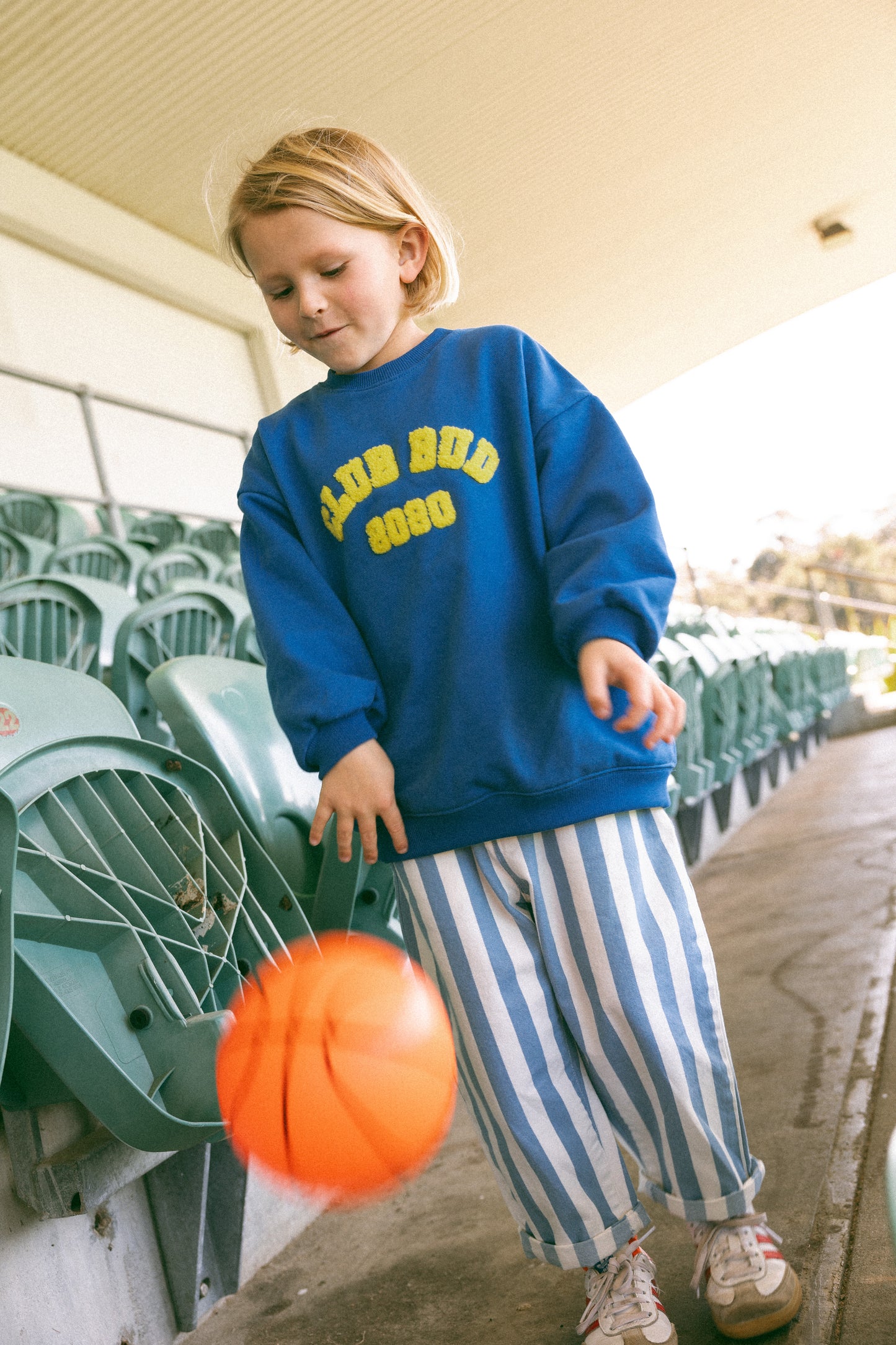 Club Bud Cotton Loopback Crewneck