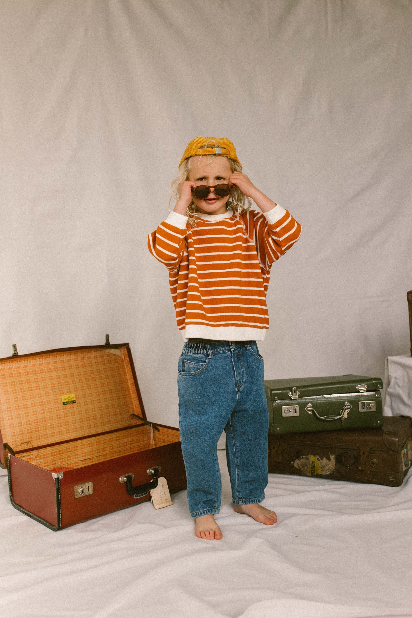 Orange Stripe Jumper