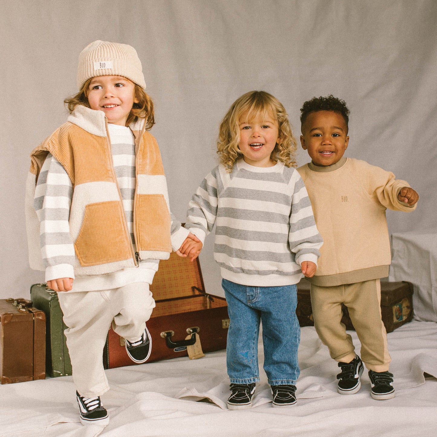Cream and Khaki Jumper