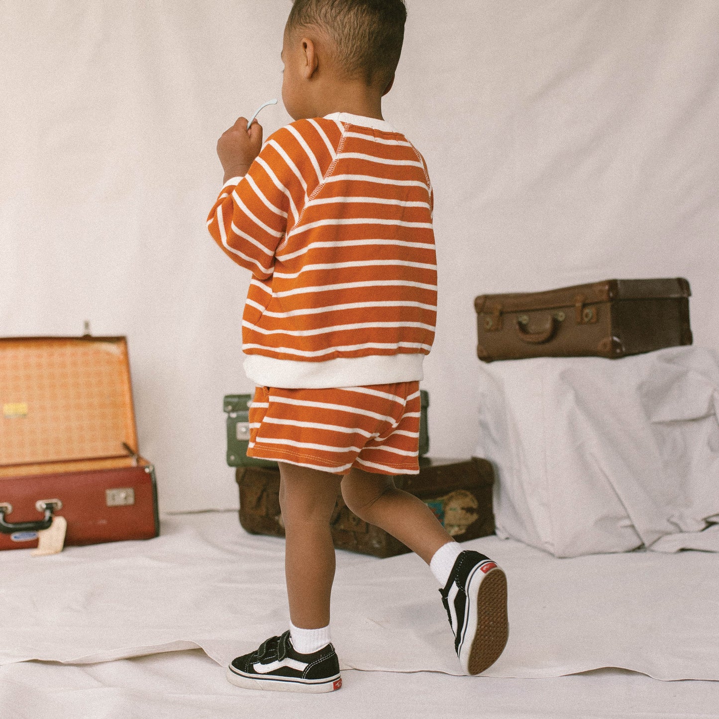 Orange Stripe Jumper