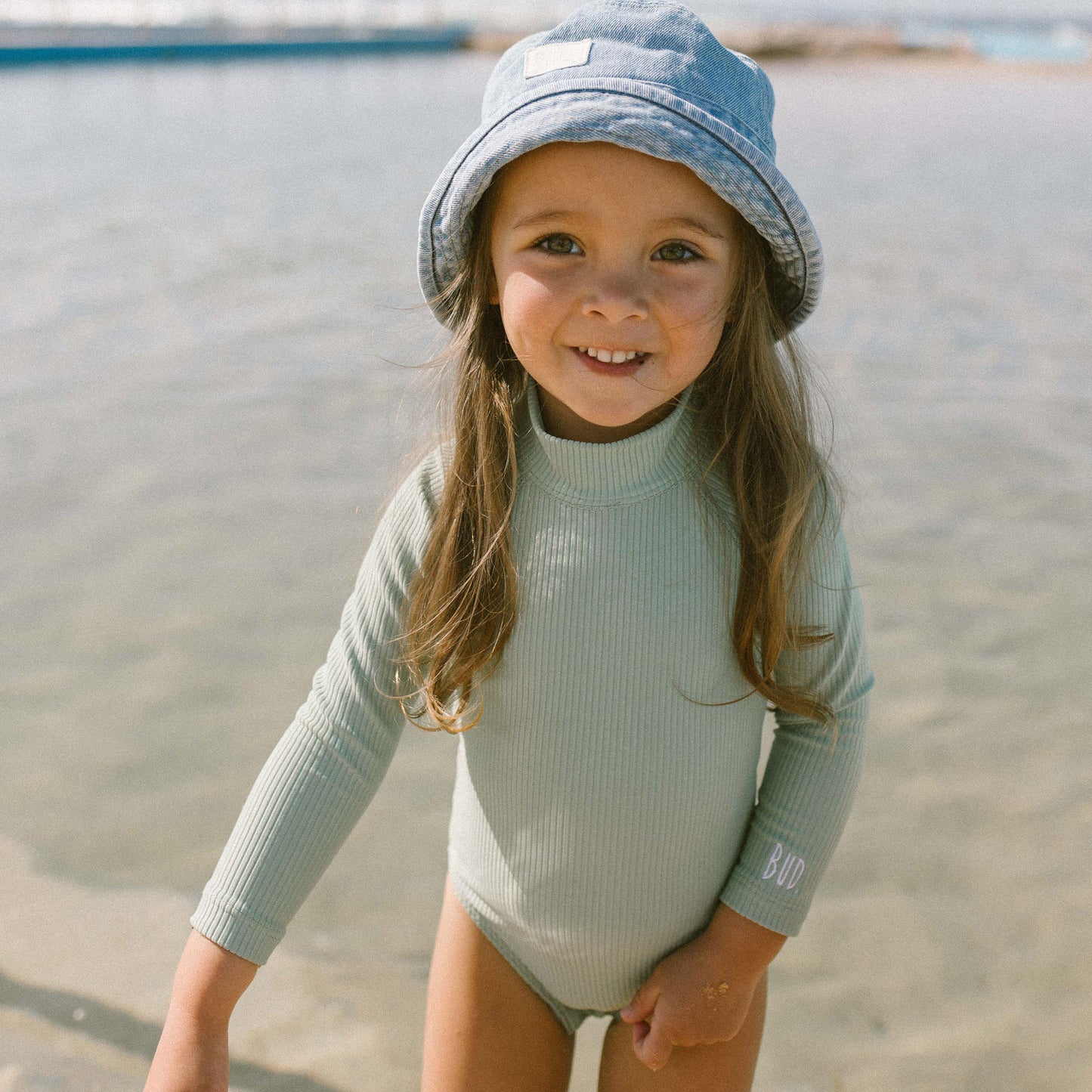 Girls Swim One Piece - Pistachio