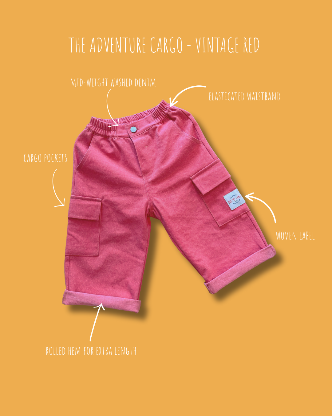 The Adventure Cargo - Vintage Red