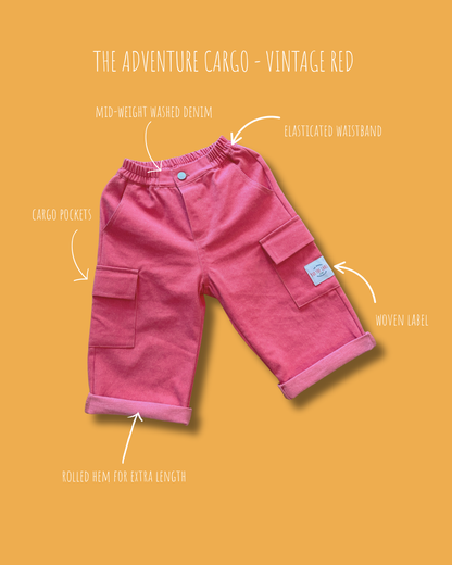 The Adventure Cargo - Vintage Red