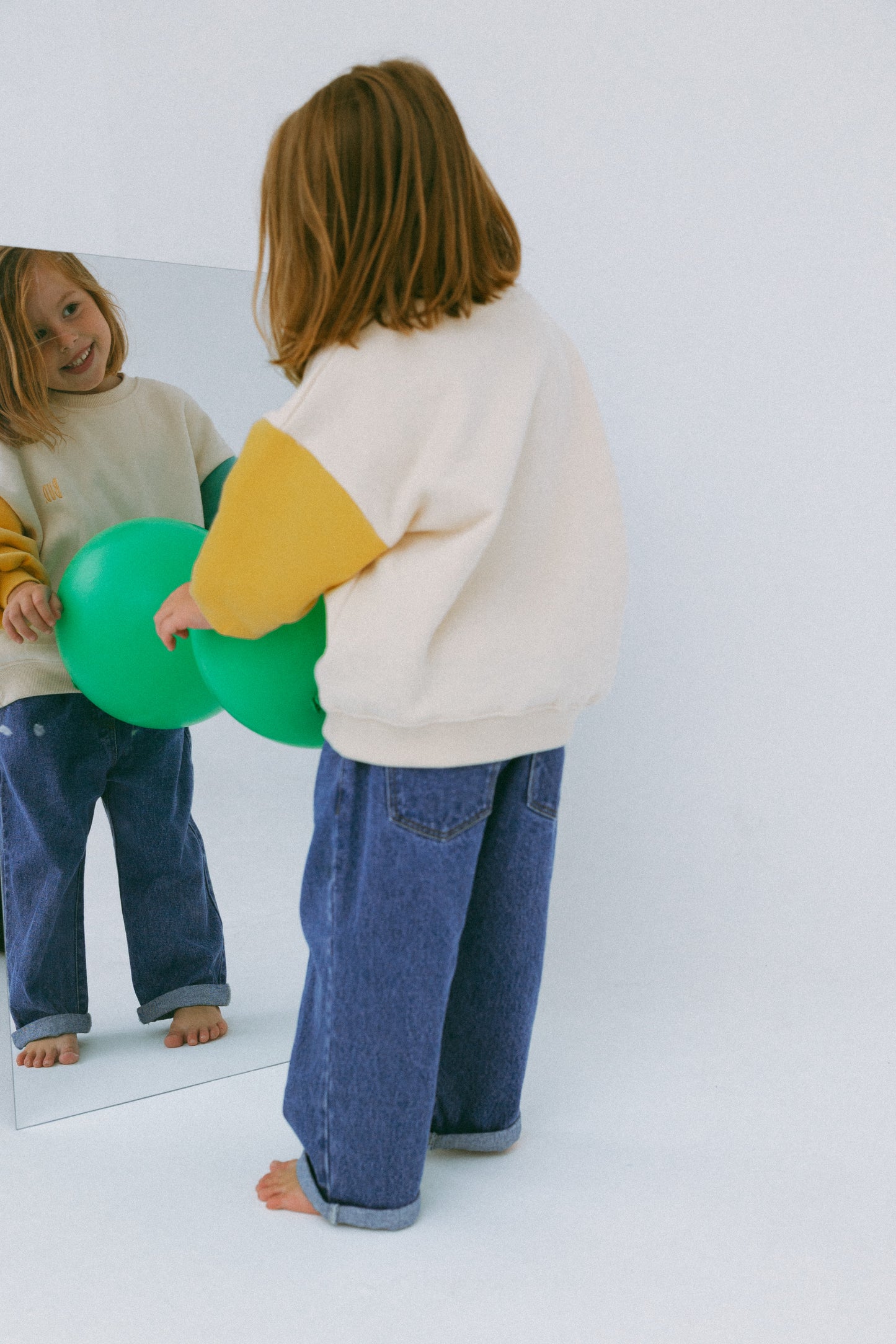 Forest Splice Fleece Cotton Jumper
