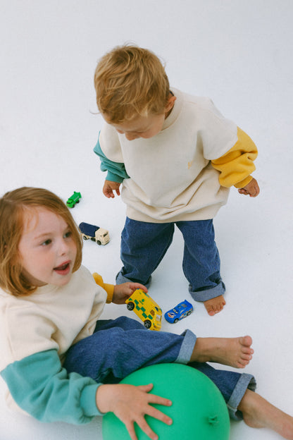 Forest Splice Fleece Cotton Jumper