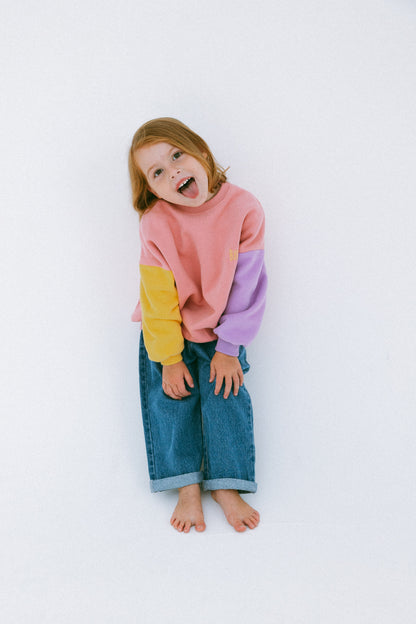 Gelato Splice Fleece Cotton Jumper
