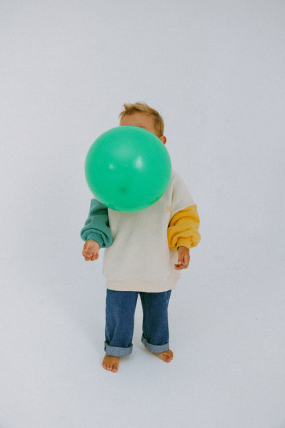 Forest Splice Fleece Cotton Jumper