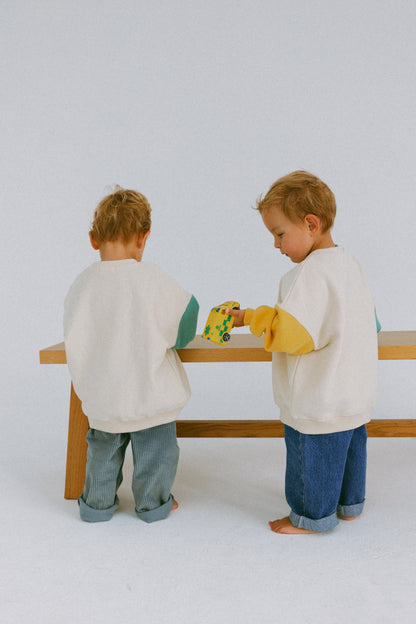 Forest Splice Fleece Cotton Jumper