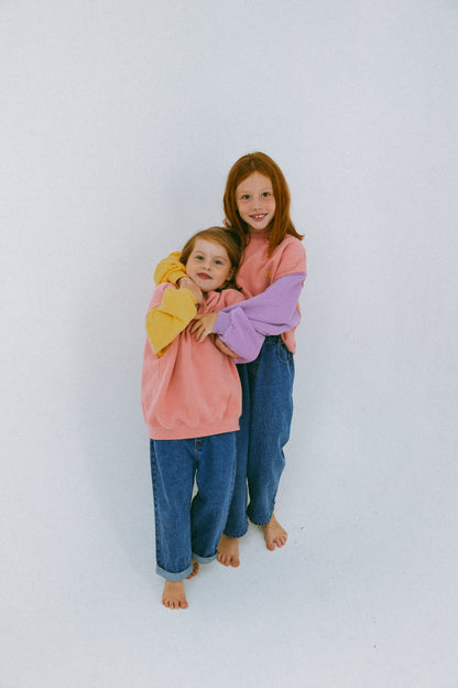 Gelato Splice Fleece Cotton Jumper