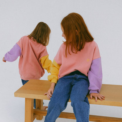 Gelato Splice Fleece Cotton Jumper