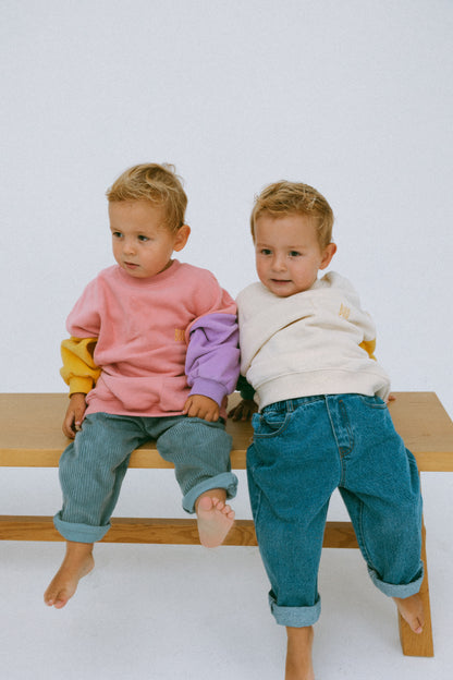 Gelato Splice Fleece Cotton Jumper