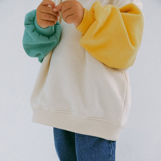 Forest Splice Fleece Cotton Jumper