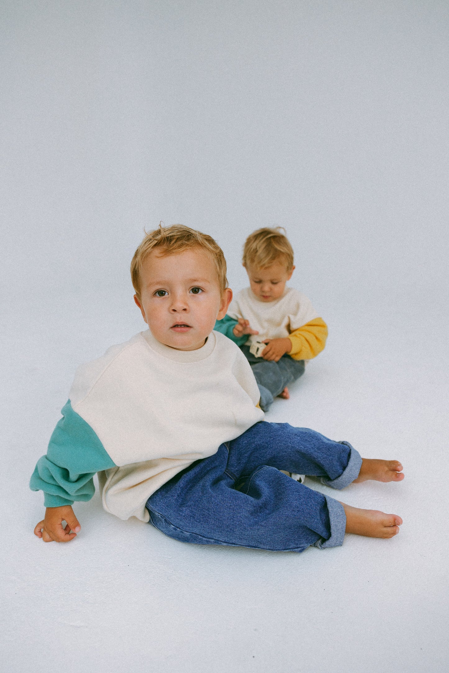 Forest Splice Fleece Cotton Jumper