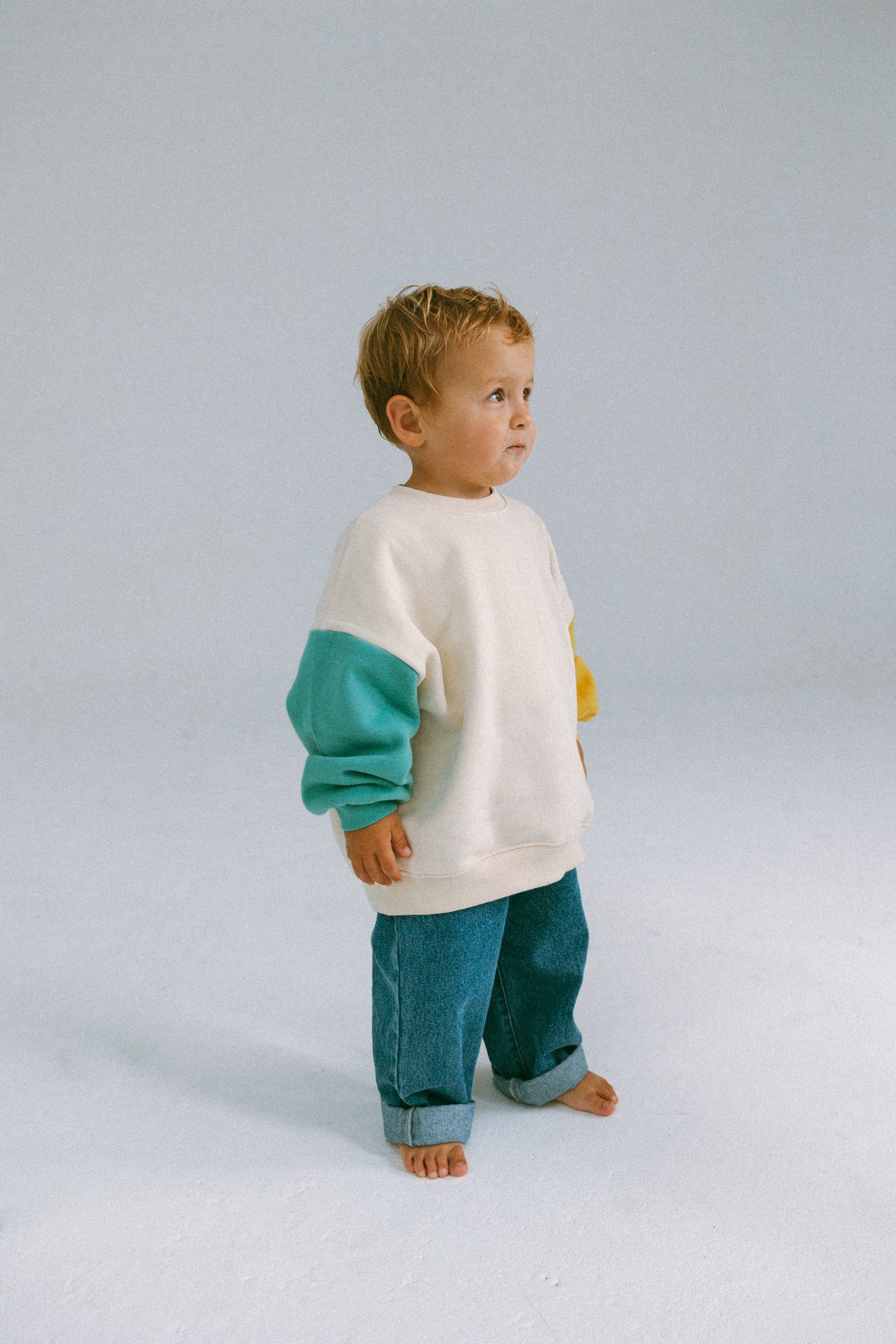 Forest Splice Fleece Cotton Jumper