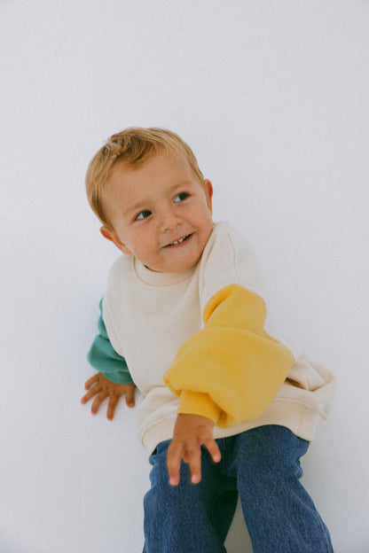 Forest Splice Fleece Cotton Jumper