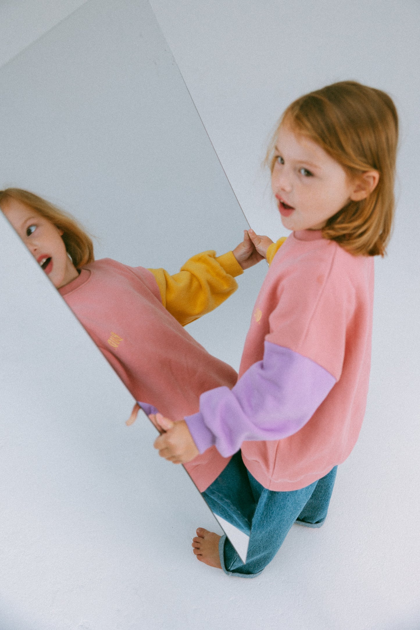 Gelato Splice Fleece Cotton Jumper