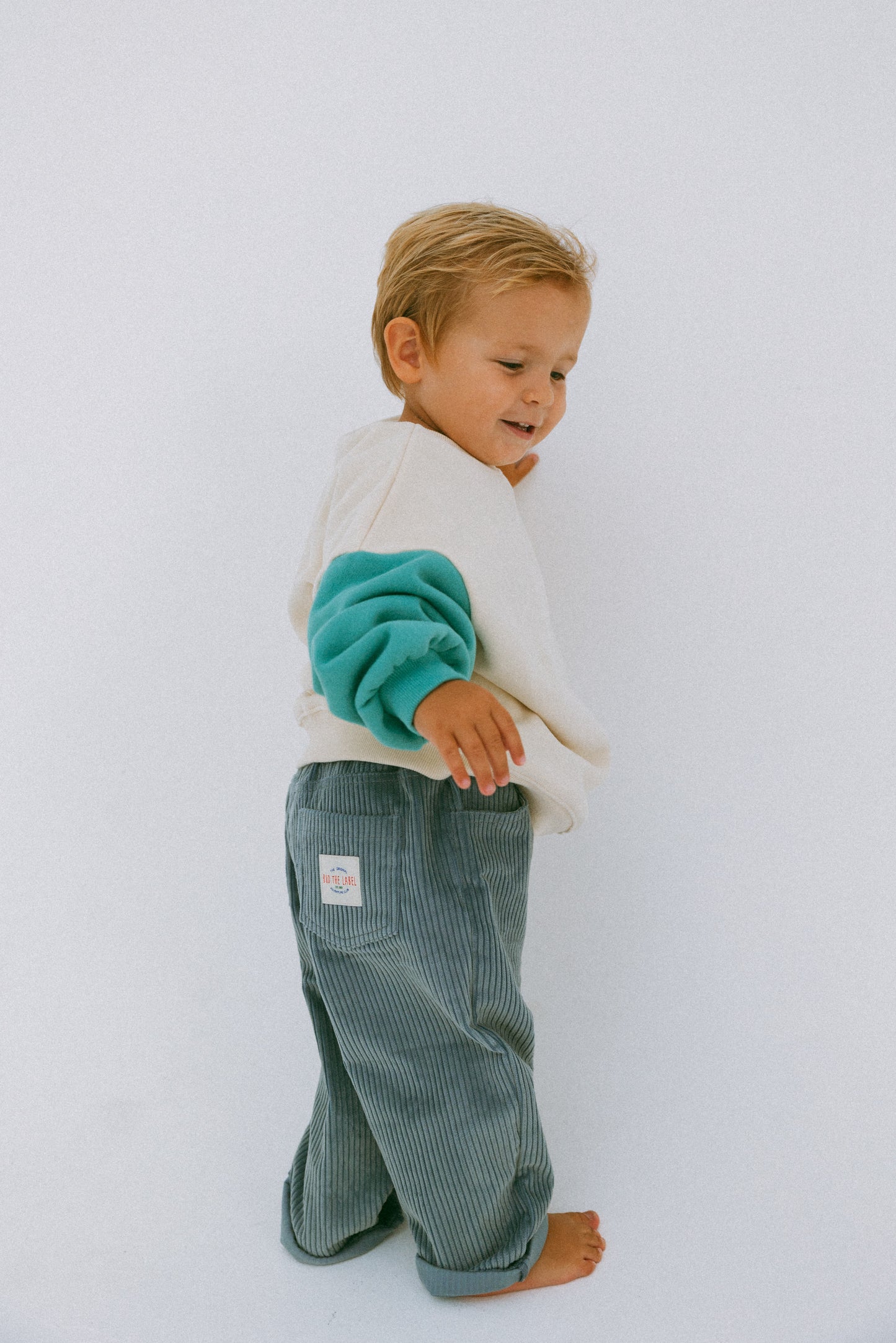 Sky Blue Cord Pant