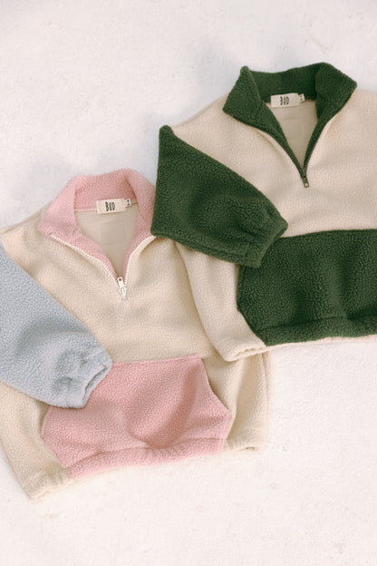 Forest Fluffy Fleece Jumper