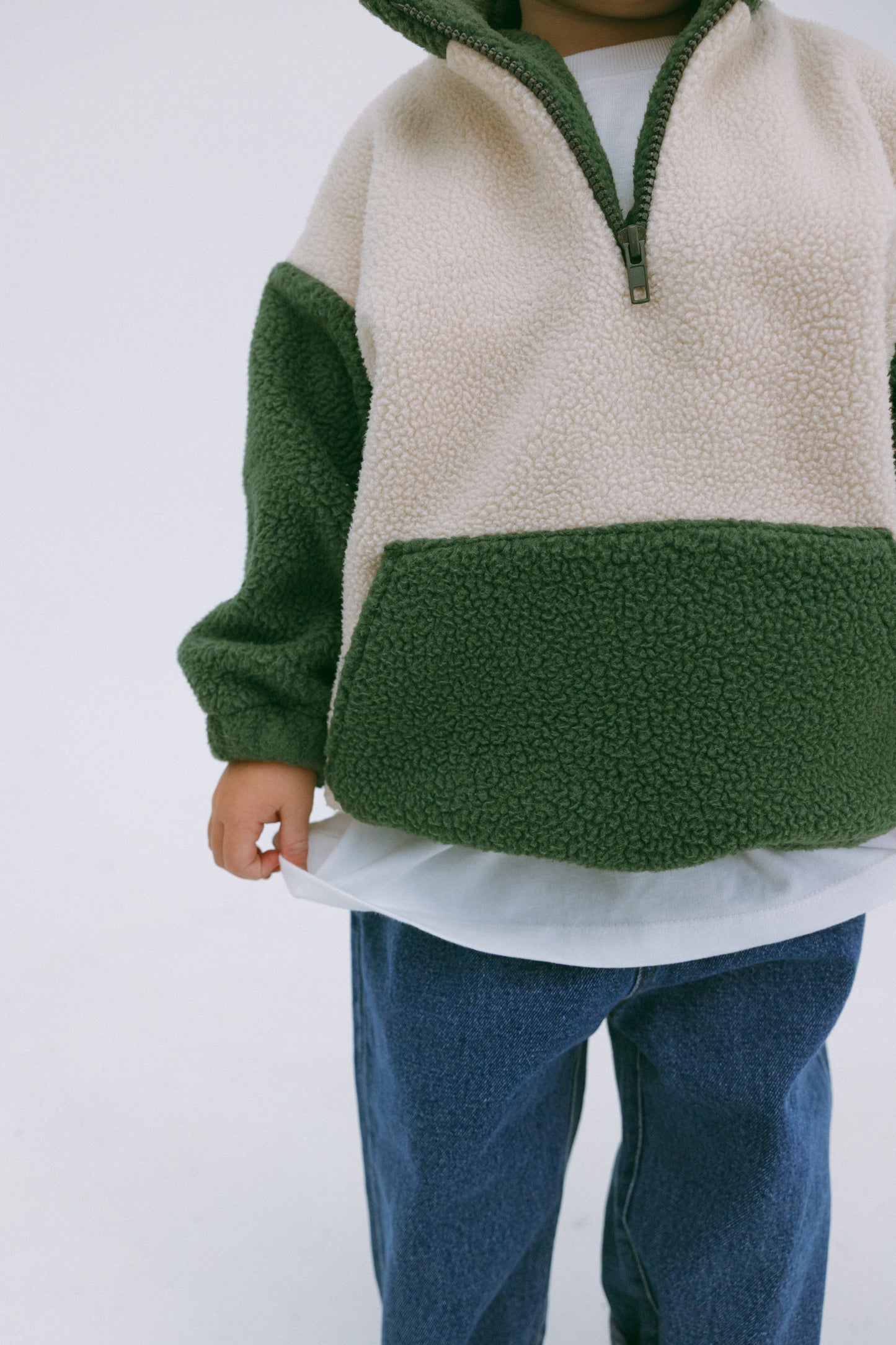 Forest Fluffy Fleece Jumper
