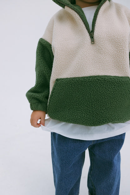 Forest Fluffy Fleece Jumper