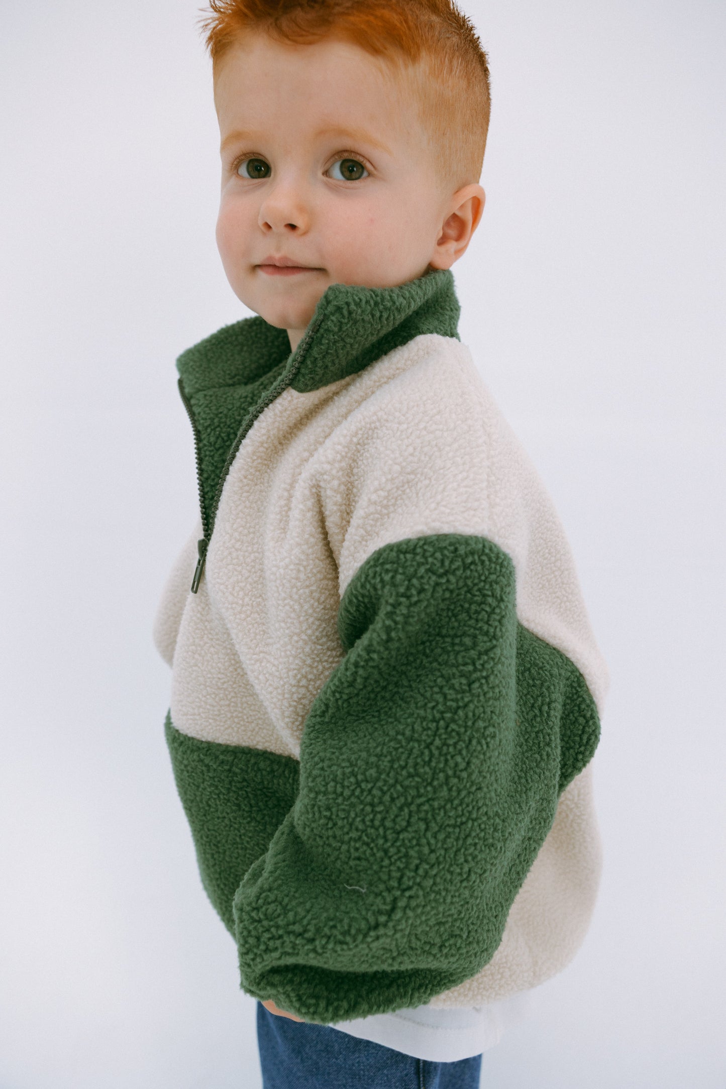 Forest Fluffy Fleece Jumper