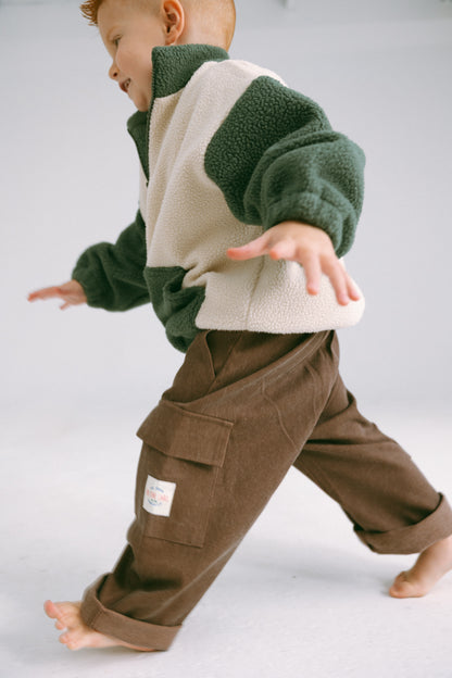 Forest Fluffy Fleece Jumper