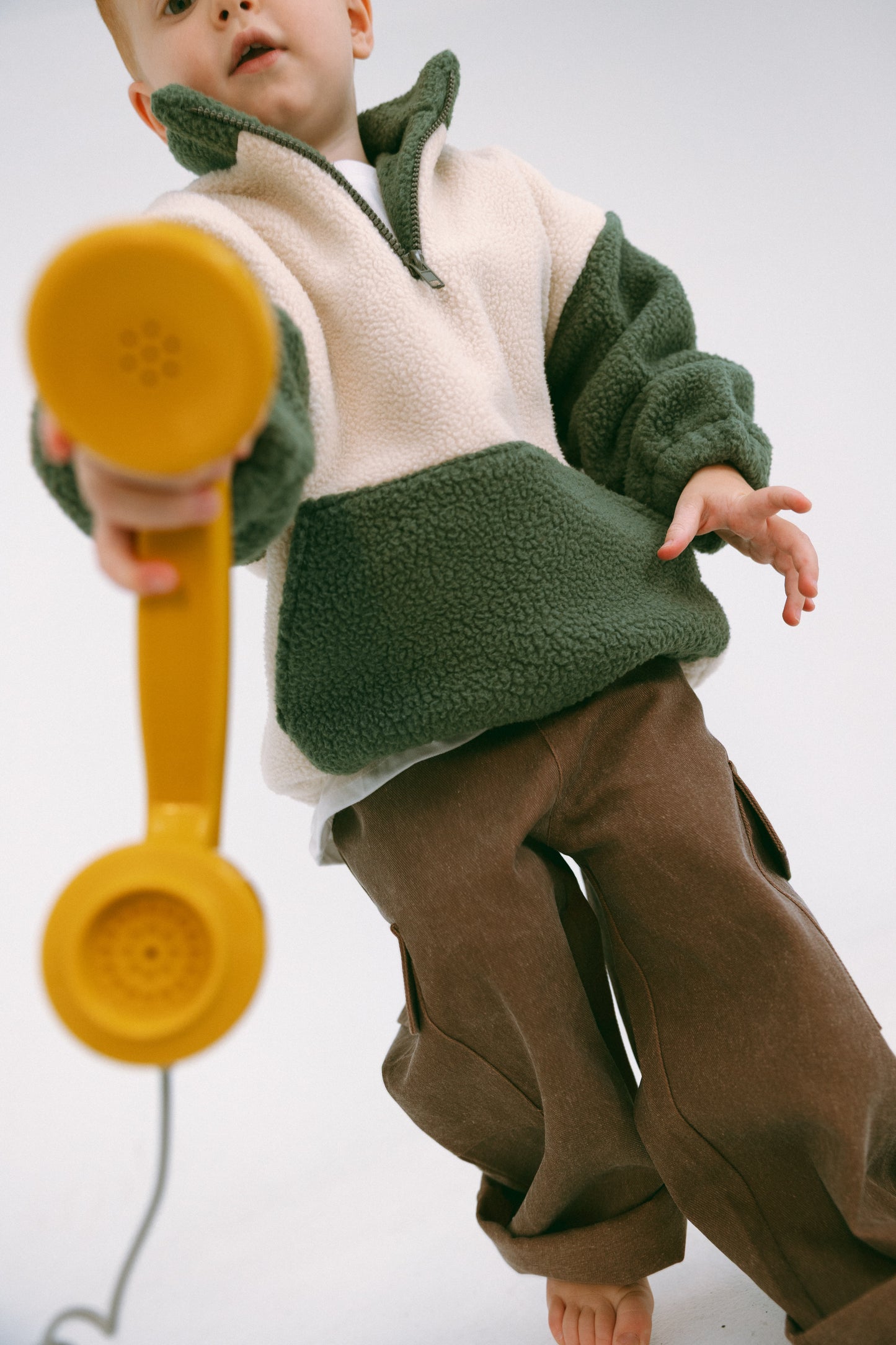 Forest Fluffy Fleece Jumper