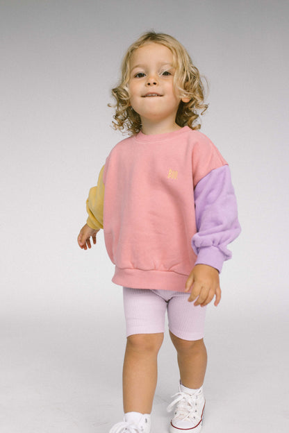 Gelato Splice Fleece Cotton Jumper