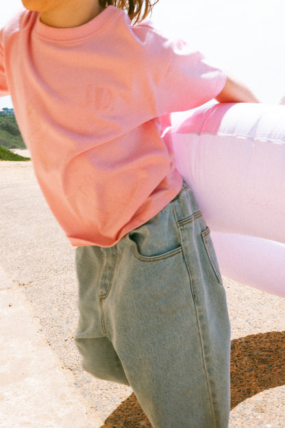 Boxy Pink Tee