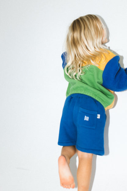 Blue Fleece Short