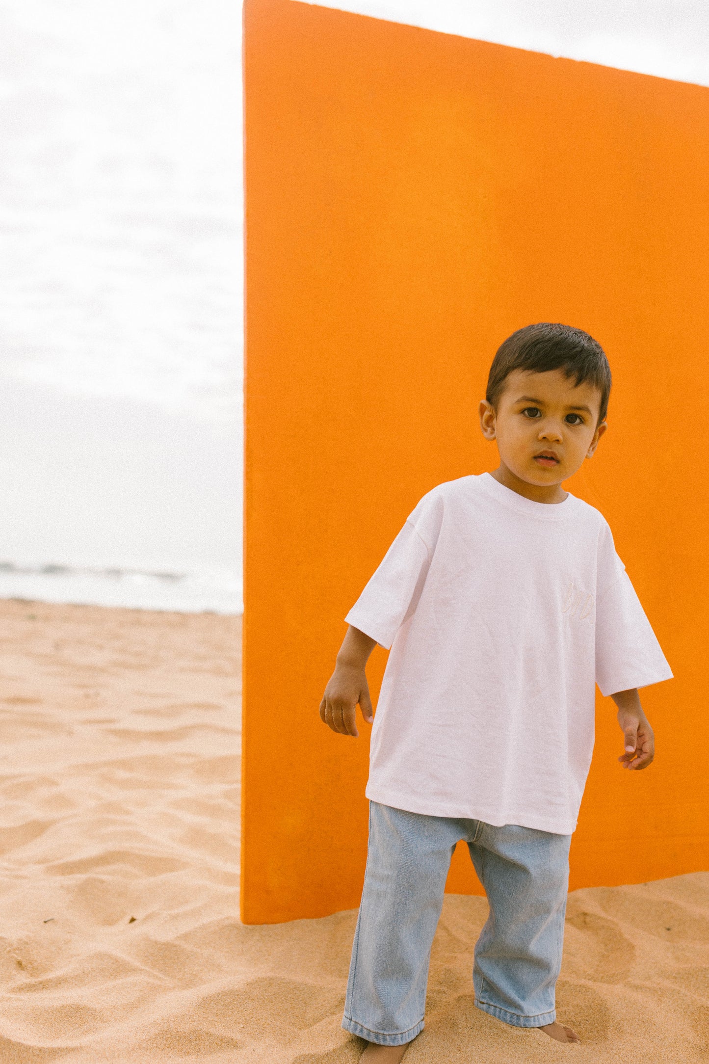 New Boxy White Tee