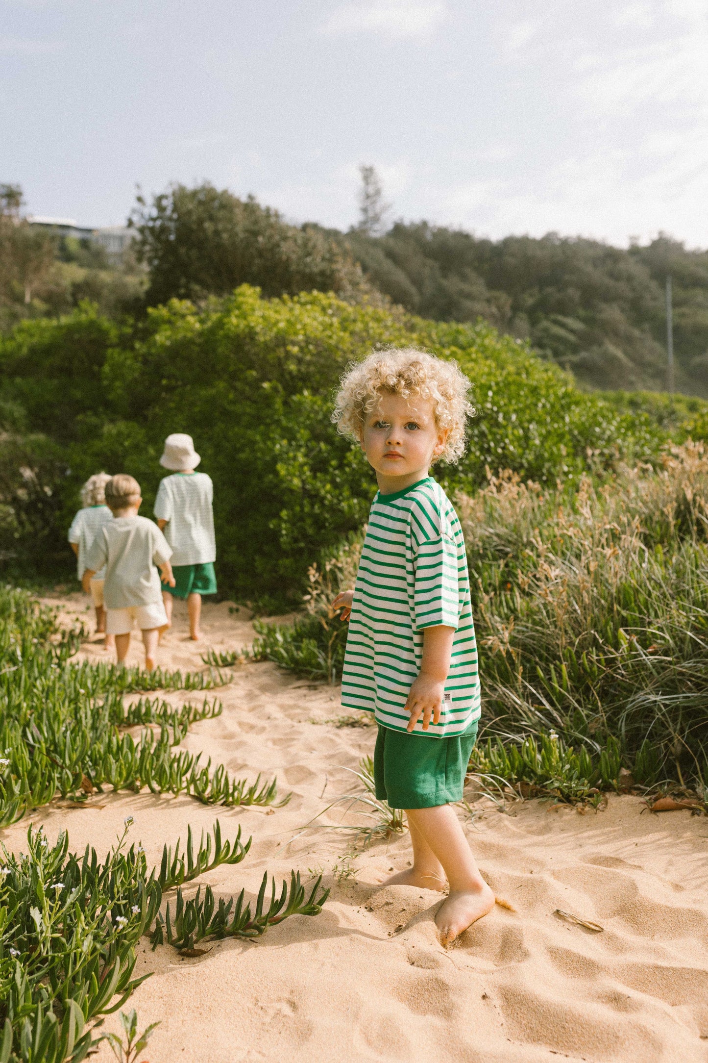 Green Boxy Shorts