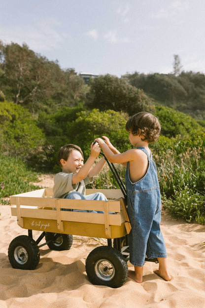 Vintage Blue Denim Cotton Overalls