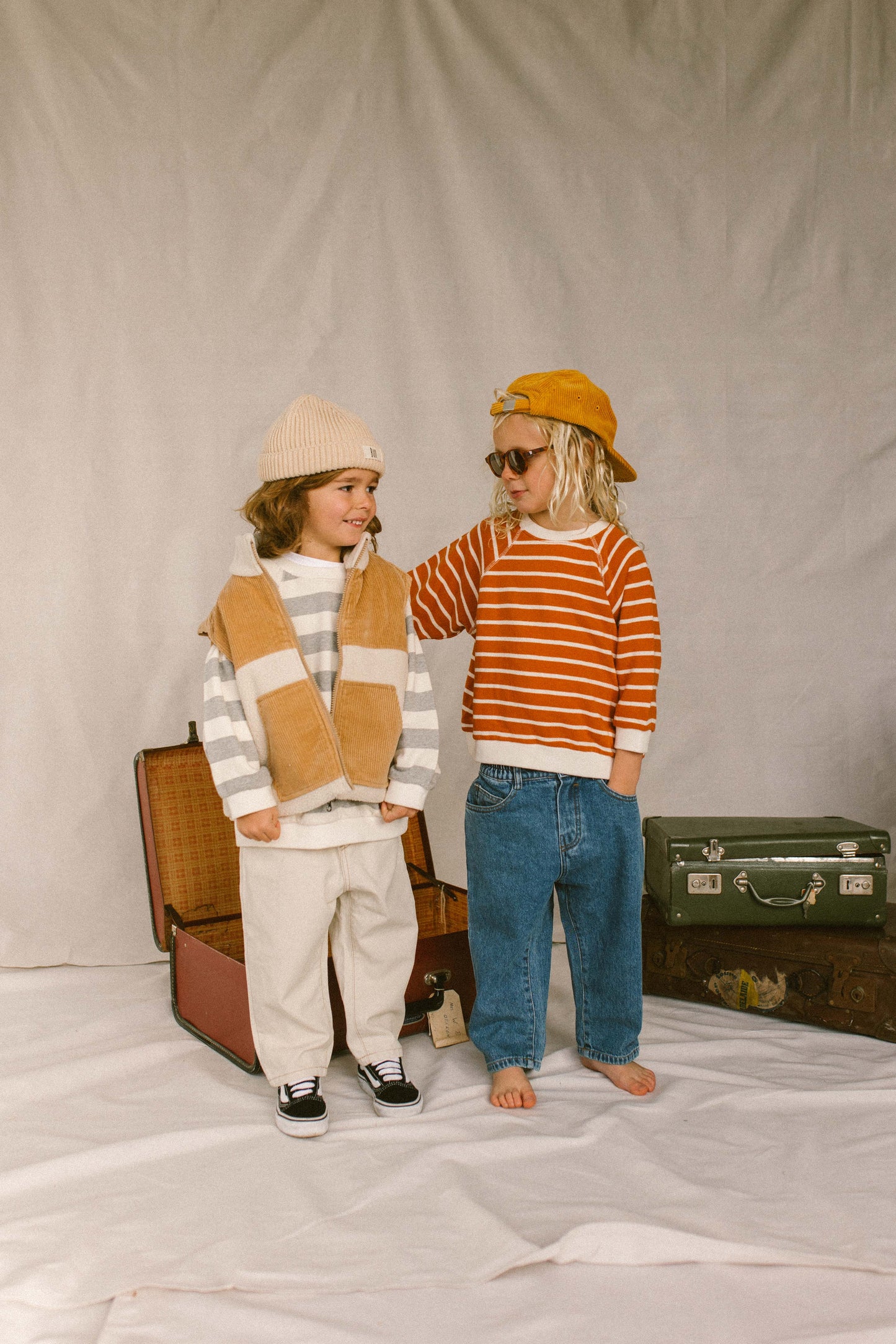 Orange Stripe Jumper