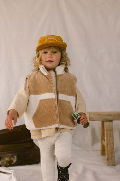 Mustard Bud. Corduroy Cap