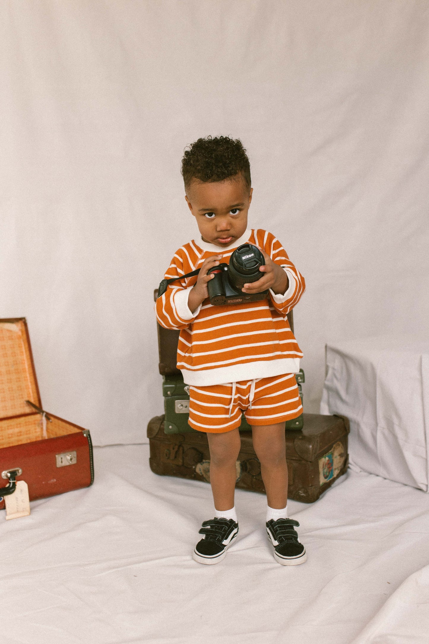 Orange Stripe Jumper