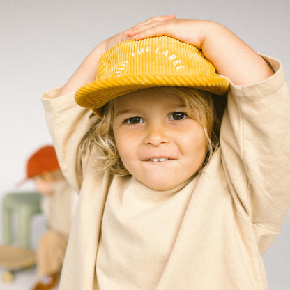 Mustard Bud. Corduroy Cap