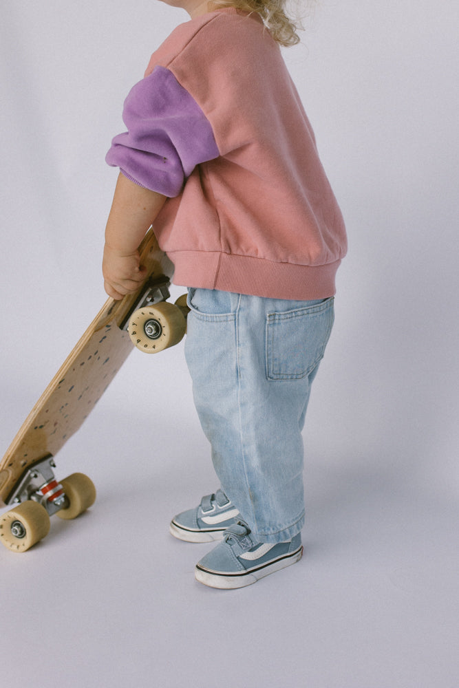 Gelato Splice Fleece Cotton Jumper