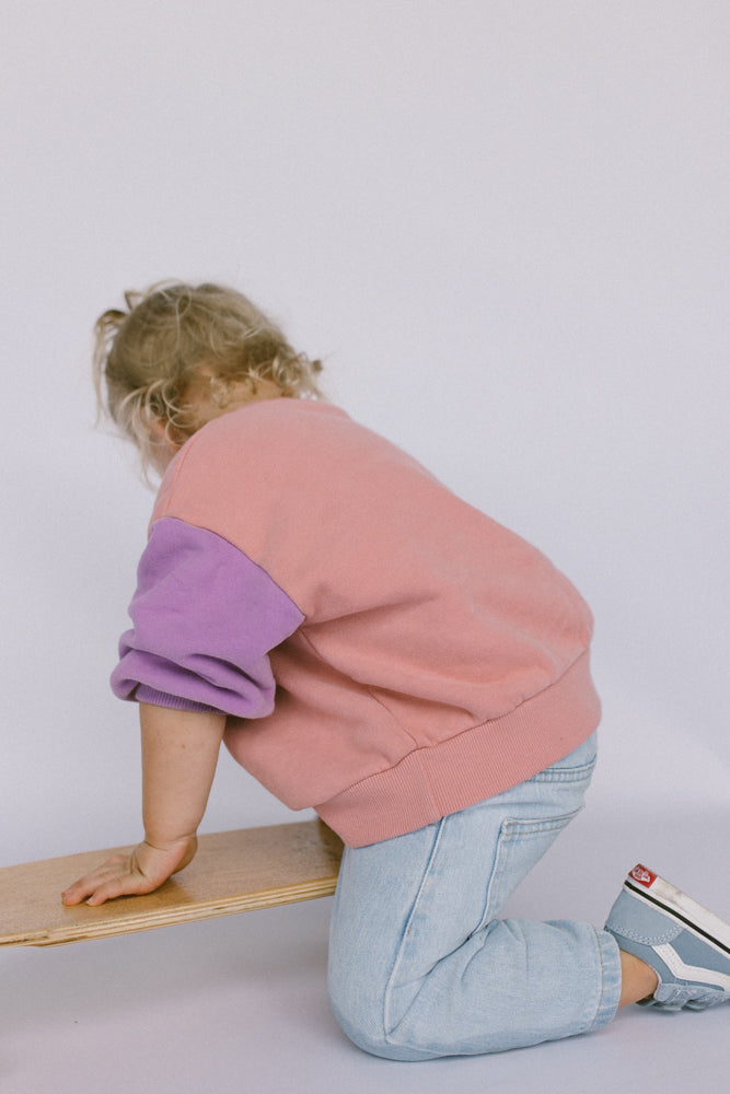 Gelato Splice Fleece Cotton Jumper