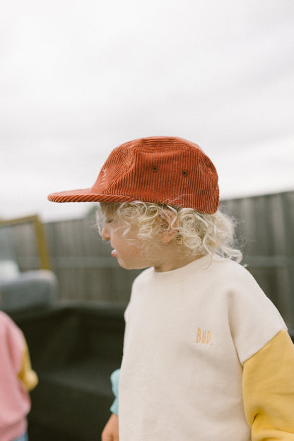 Wine Bud. Corduroy Cap