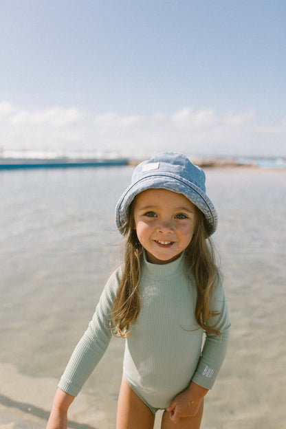 Girls Swim One Piece - Pistachio