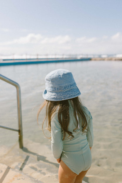 Girls Swim One Piece - Pistachio