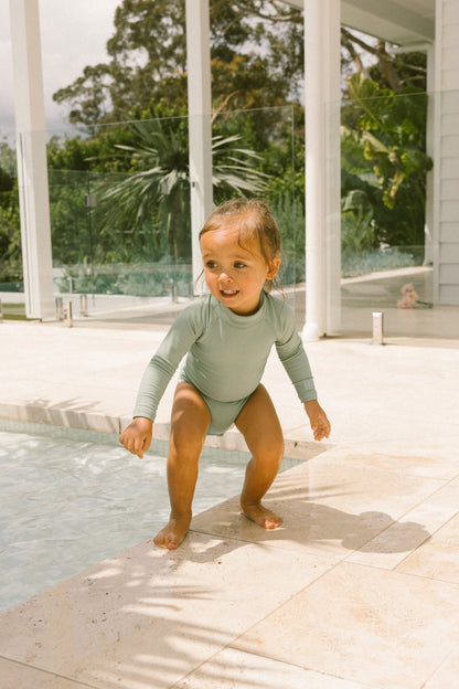 Girls Swim One Piece - Pistachio