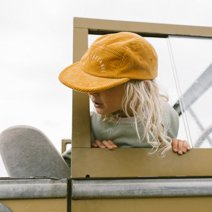 Mustard Bud. Corduroy Cap