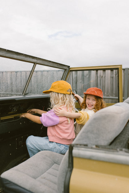 Mustard Bud. Corduroy Cap